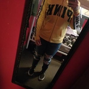 vs pink hoodie size M